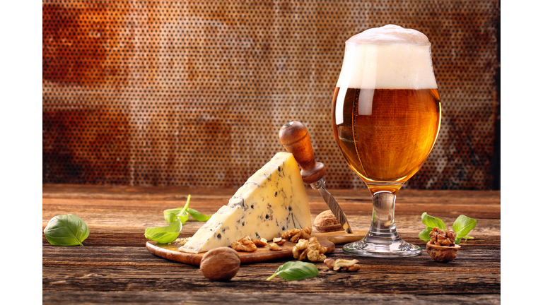 Cheese and beer. Welcome home, friends. 