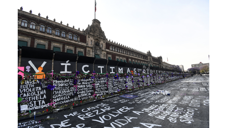 International Women's Day Demonstration In Mexico City