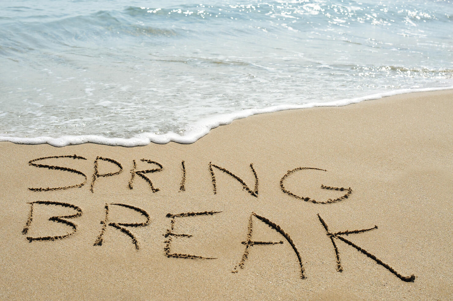 spring break on the beach