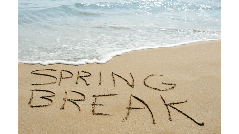 spring break on the beach