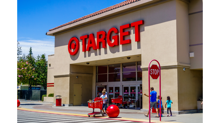 People shopping at one of the Target stores