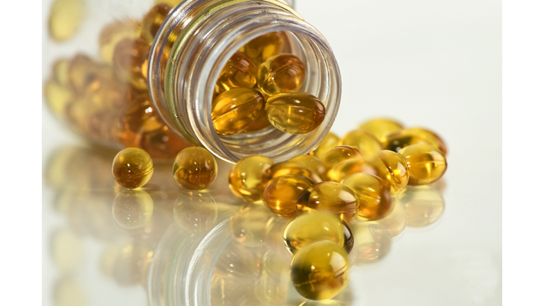 Cod liver oil capsules