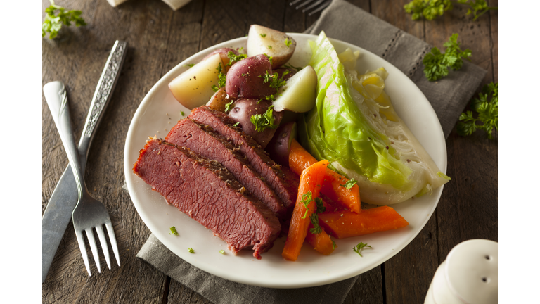 Homemade Corned Beef and Cabbage