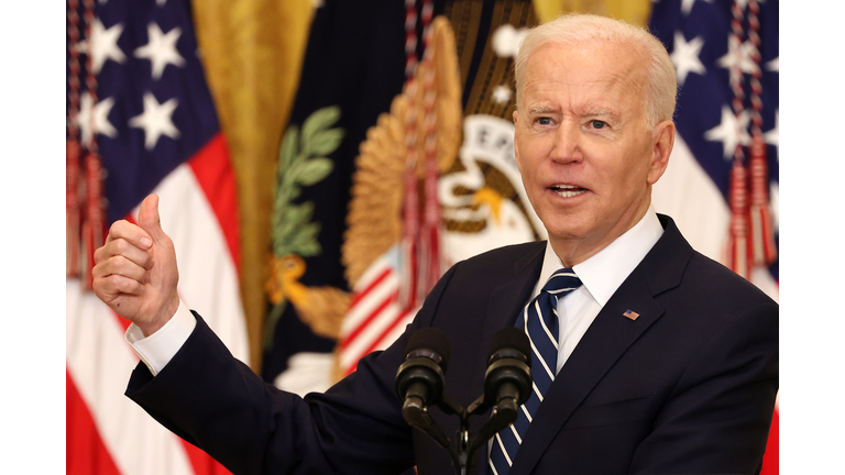 Joe Biden Holds First Press Conference As President