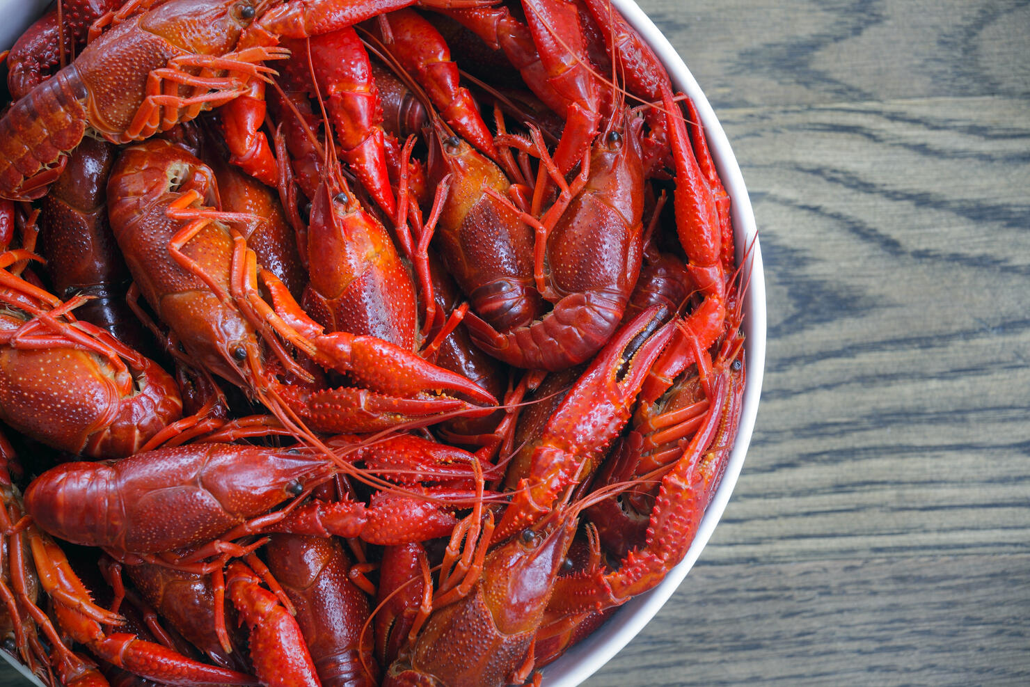 Boiled crawfish