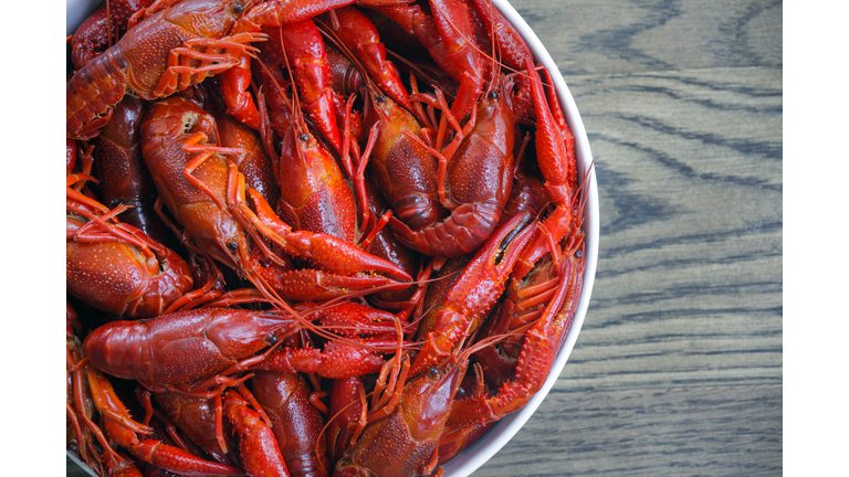 Boiled crawfish