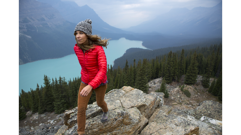 Road trip through banff National Park.
