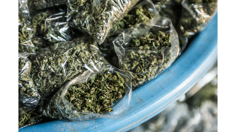 Packets Of Cannabis