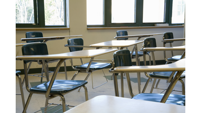 An empty classroom