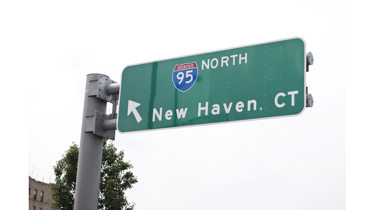 Road Sign to New Haven