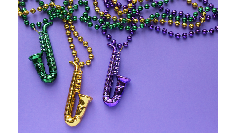 Mardi Gras beads