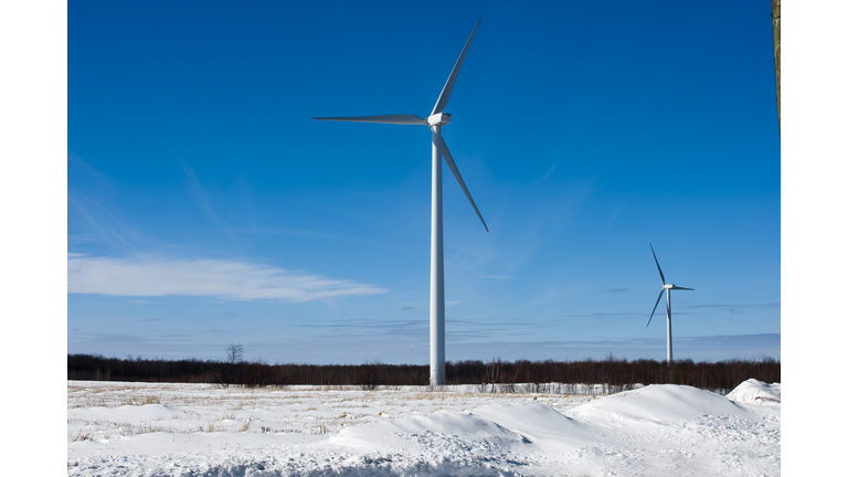 Wind Turbine Farm in Far Upstate 