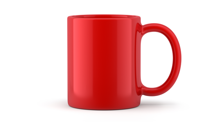 Red Mug Isolated