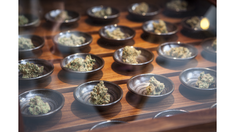 Small business marijuana dispensary in Oregon.