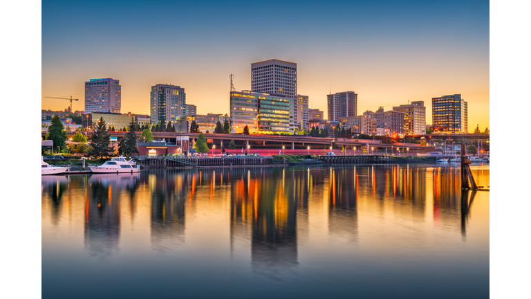Tacoma, Washington, USA Skyline