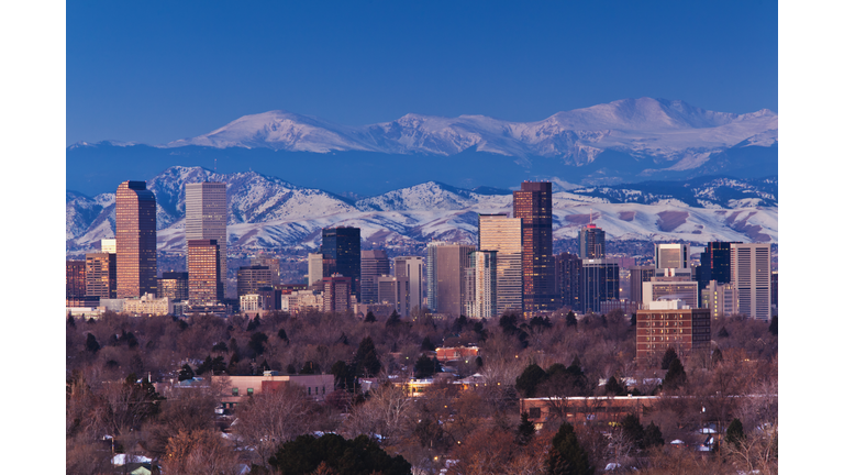 Rocky Mountains from the east