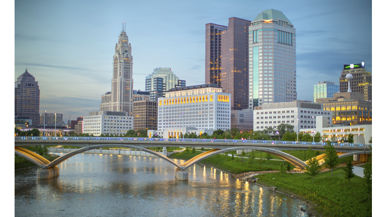 Columbus Skyline in daylight