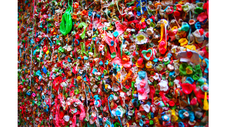 Pike place market gum wall