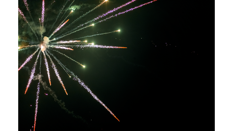 Fireworks at New Year´s Eve - Munich, Bavaria, Germany