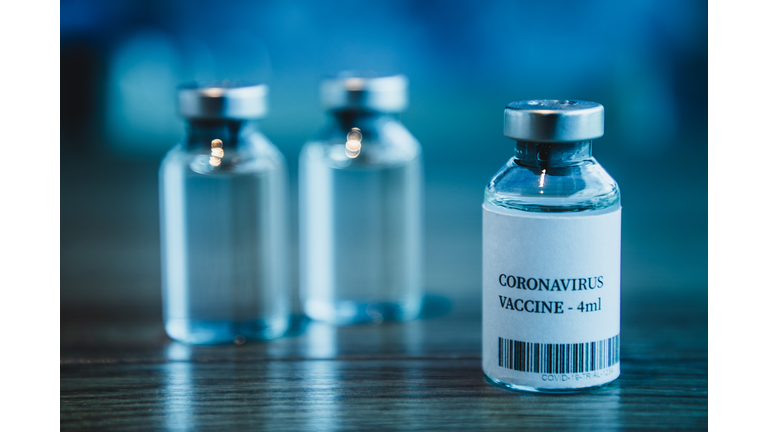 vials of coronavirus vaccine