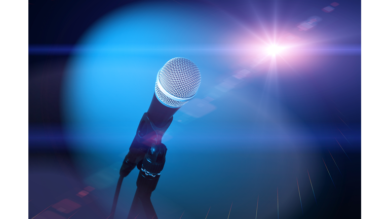 Microphone and stage light