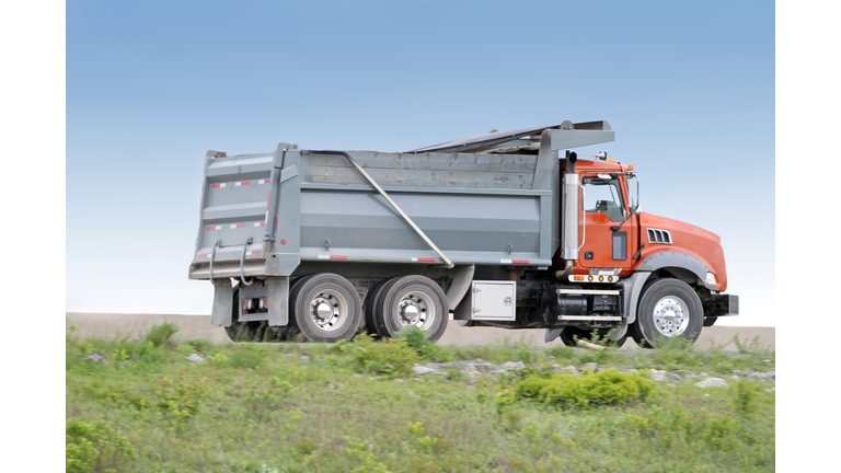 Dump Truck, Side View