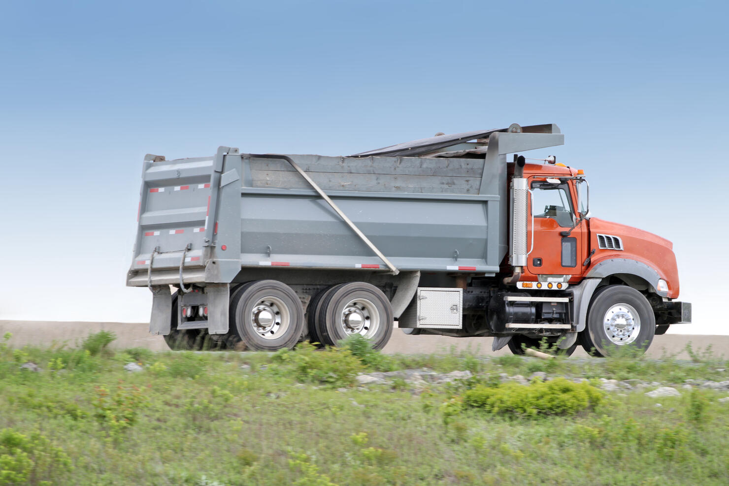 Dump Truck, Side View