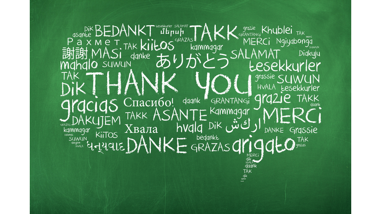 Thank You in Different Languages