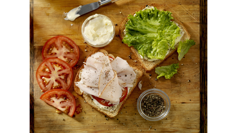 Preparing a Turkey Sandwich