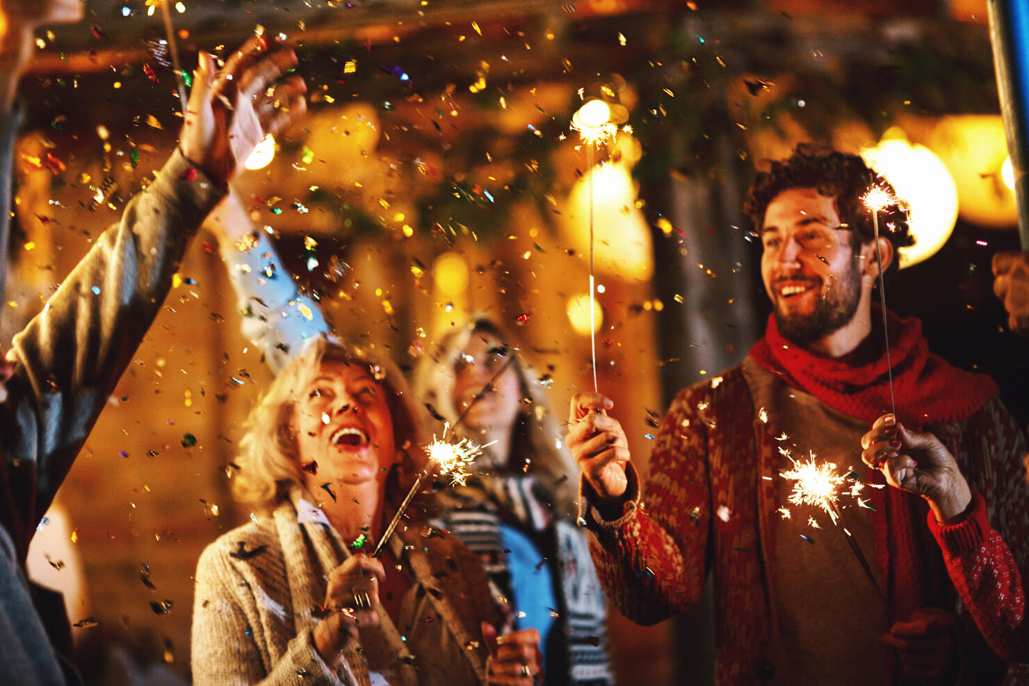 Family New Year's Eve Party.
