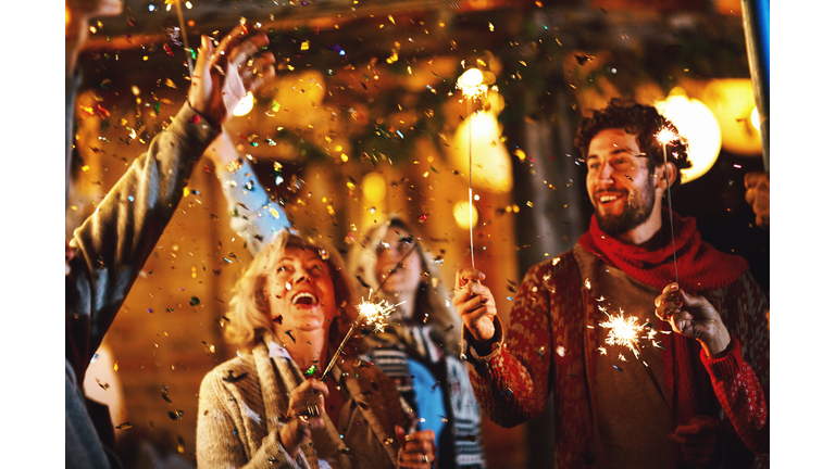 Family New Year's Eve Party.