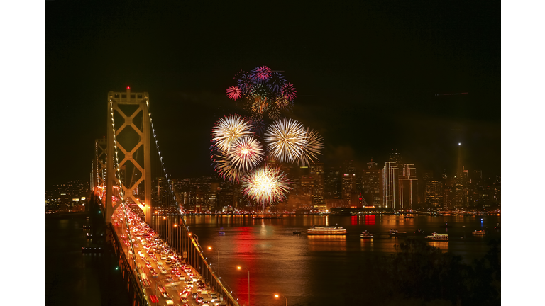 New Year's Eve Firework at San Francisco