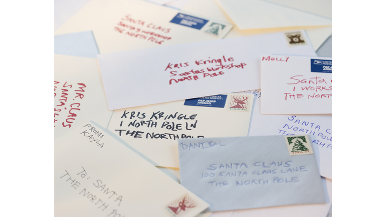 Bunch of letters to Santa Claus