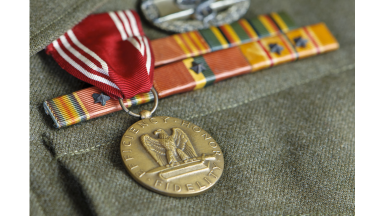 WW II US Army Uniform with Medals