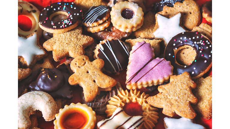 Mixed Christmas cookies