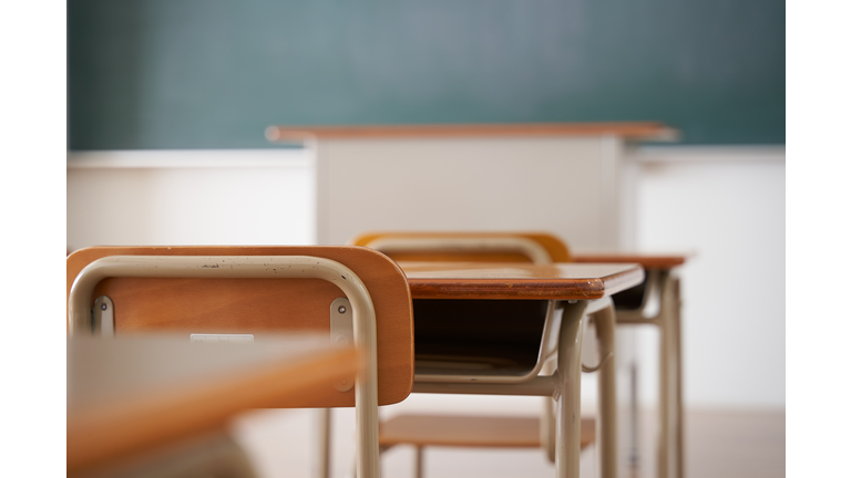 Image of a Japanese school classroom
