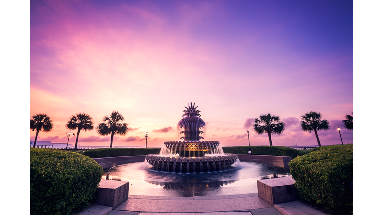 Pineapple Fountain in Charleston