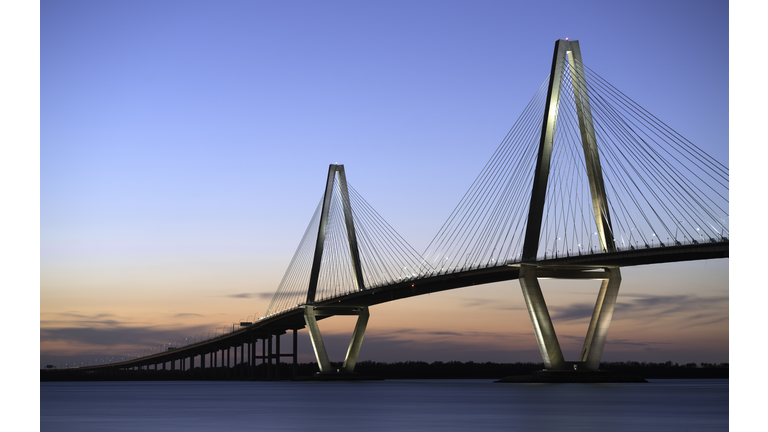 Copper River Bridge Sunset