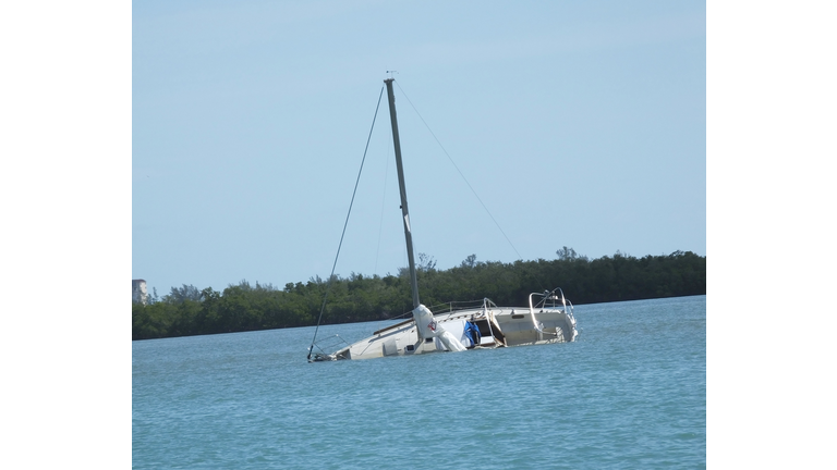 Capsized Boat