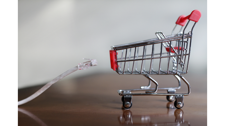 Trolley and network cable