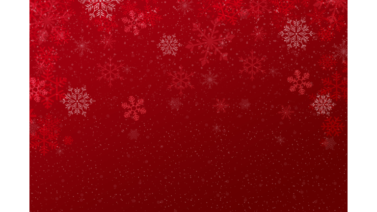 Christmas winter holiday red background