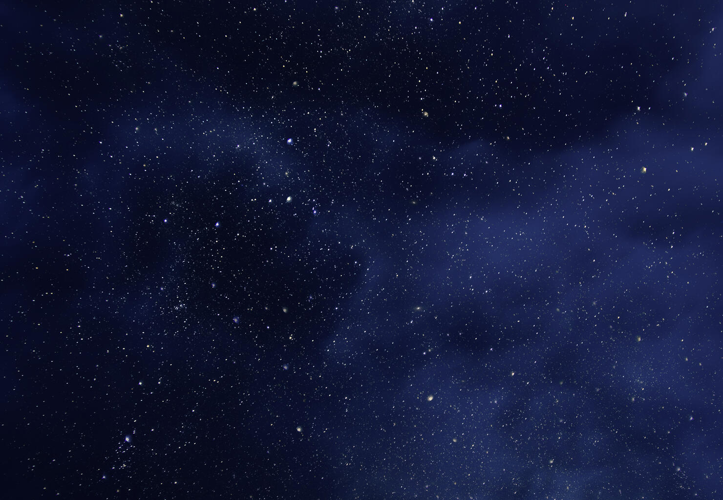 Night Sky with Stars and soft Milky Way Universe as Background or Texture
