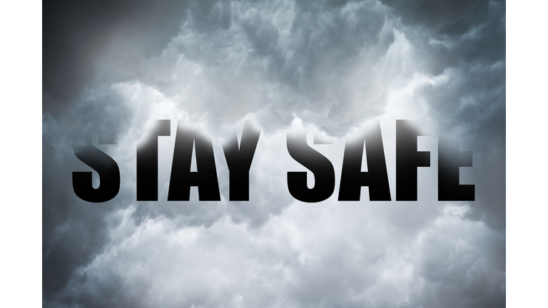 STAY SAFE / Thunderstorm concept (Click for more)