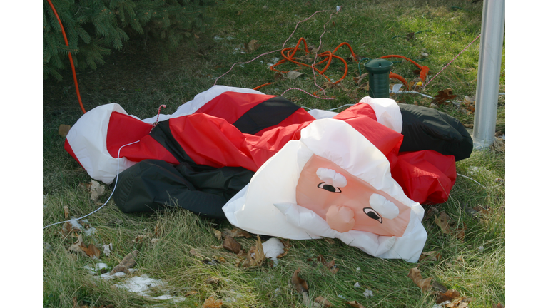 Holiday Fatigue 1, Christmas Stress, Stressed Out Santa Claus