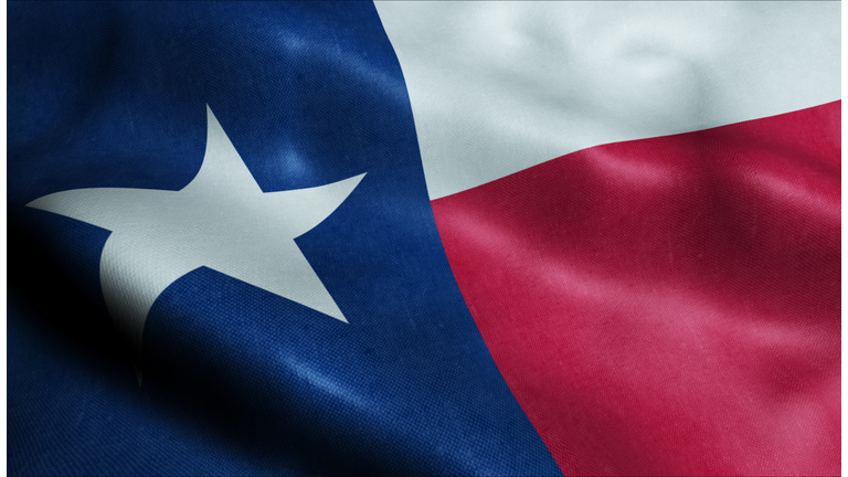 State of Texas Flag in 3D