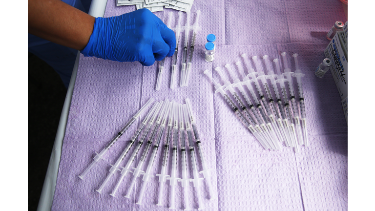 Immigrant Community And Union Workers Receive COVID-19 Vaccinations