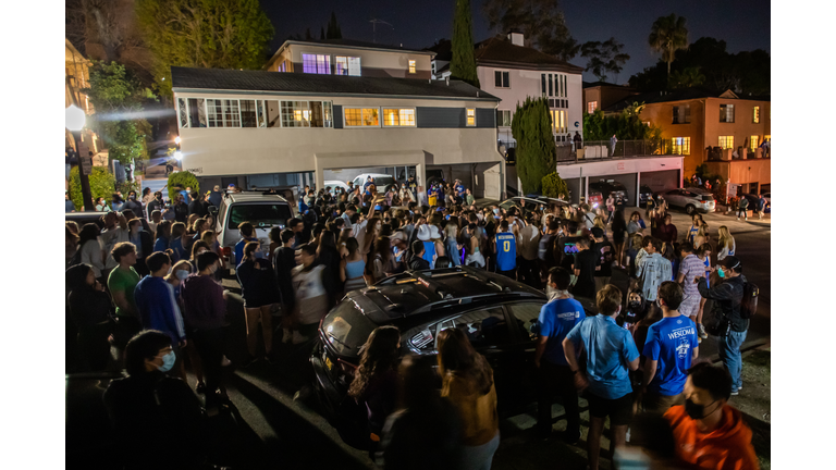 UCLA Basketball Fans Watch Bruins Play In Final Four