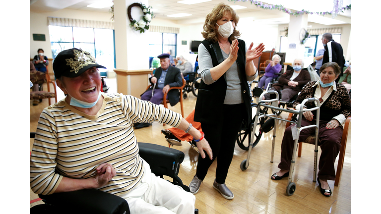 Los Angeles Nursing Facility Holds First Social Event Since Start Of Pandemic