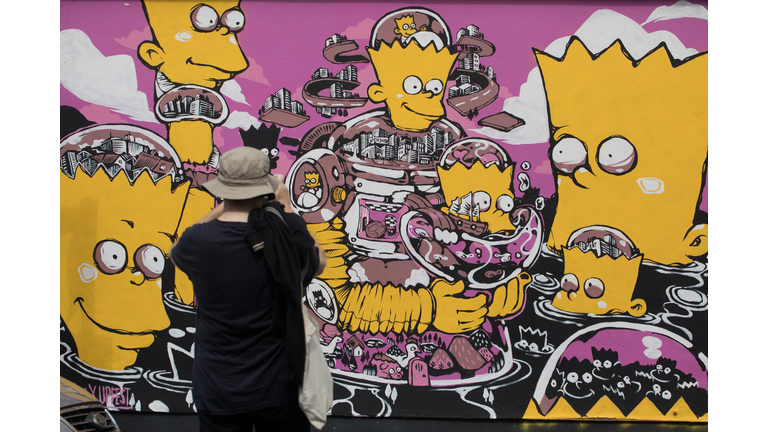 Graffiti Artists Take Part In UpFest