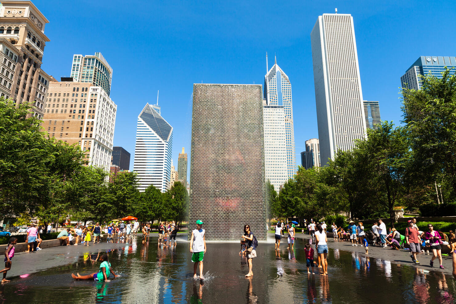 Crown Fountain Chicago